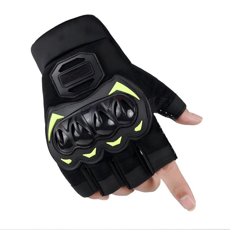 Lishi Half-Finger Motorcycle Riding Gloves with Touchscreen