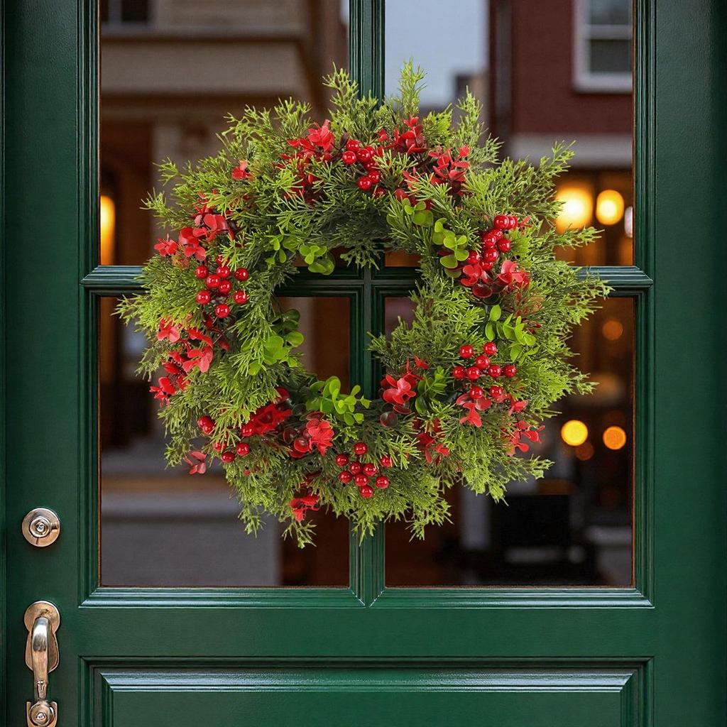 Eucalyptus & Red Fruit Wreath