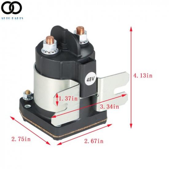 Solenoid 48V 4 Terminal  For Yamaha G29 Drive JU6-H1950-00 Electric Golf Cart