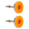 2pcs Furniture Leg Leveller Carbon Steel Nut Rubber Pad Anti Skid Height Adjustable Furniture Leg Screw