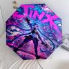 1PC Jinx Automatic Umbrella - Suitable Travel Outdoor Portable Umbrella Birthday Gift Daily Essentials