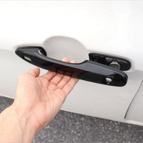 For Toyota Corolla Cross 2022 2023 Glossy Black Exterior Door Handle Cover Trim