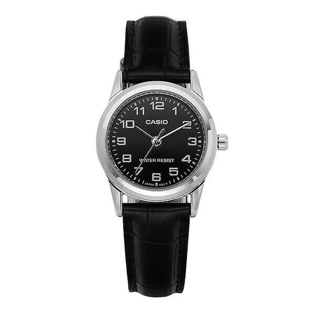 [Cio] Cio Watch LTP-V001L-1BUDF (LTP-V001L-1B) Analog Women s Leather Watch LTP-V001L-1BUDF