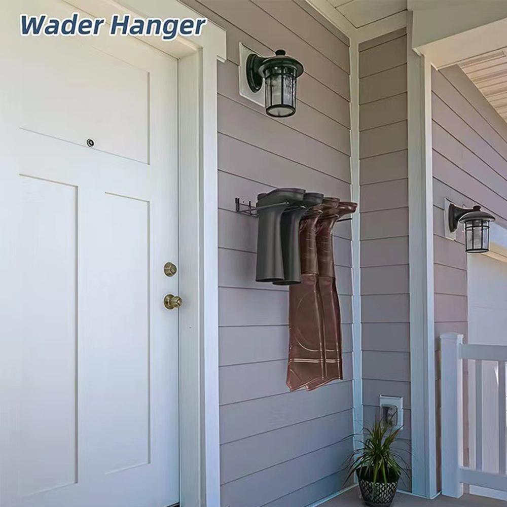 Boot Rack Hanger Wall Mounted- (4 Pair) Sturdy Metal Boot Organizer, Tall Shoe Holder for Closet, Entryway, Indoor, Garage