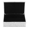Vintage Jewelry Box Carved Elegant Colorfast Zinc Alloy Soft   Lining Trinket Storage Box for Dressing Table Shelf