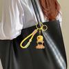 Anti-Lost Little Dog Keychain Resin Cartoon Dog Key Ring  Girls Couple Girlfriends