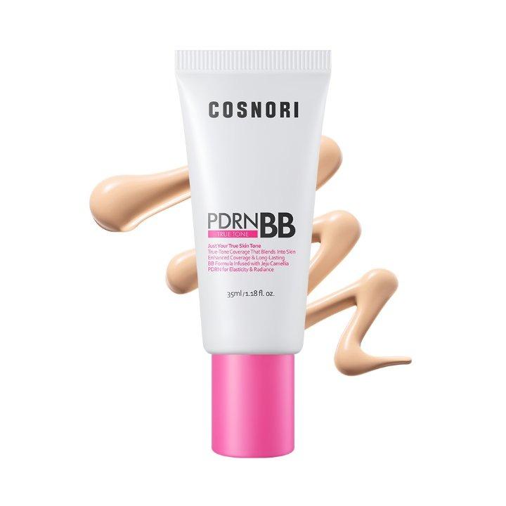 COSNORI True Tone PDRN BB krém SPF 50+ PA++++ Zvýrazňující lesk 35 ml Rozjasňující make-up Denní báze