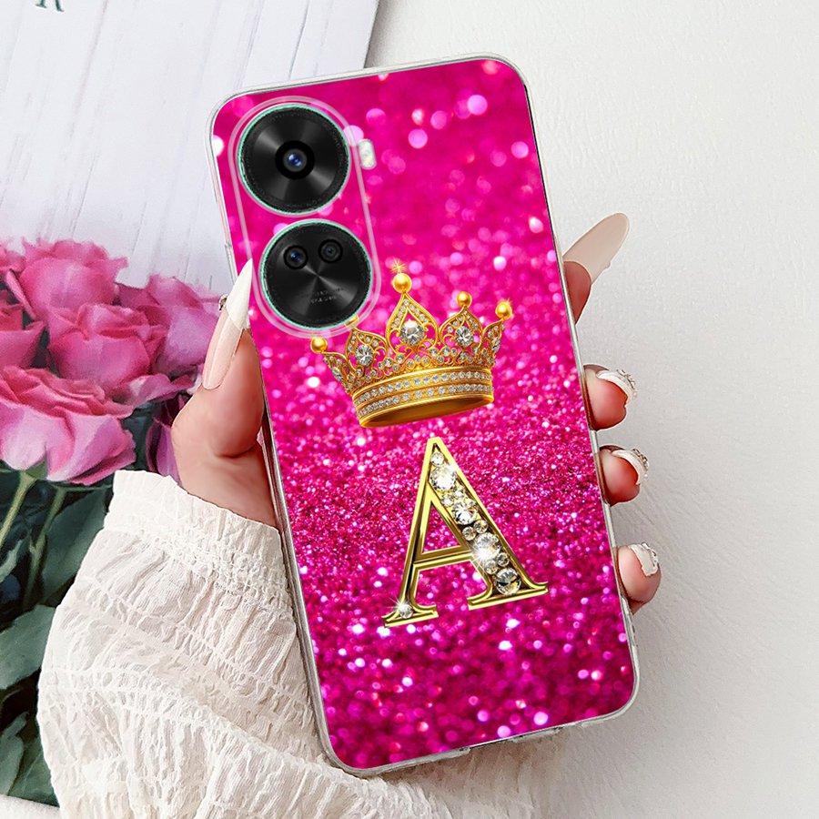 

For Huawei nova 11 SE CaseBON-AL00 Crown Letters Soft Silicone Phone Back Cover For Huawei Nova 11i Nova 11 12 SE Funda Coque Huawei Nova11 SE