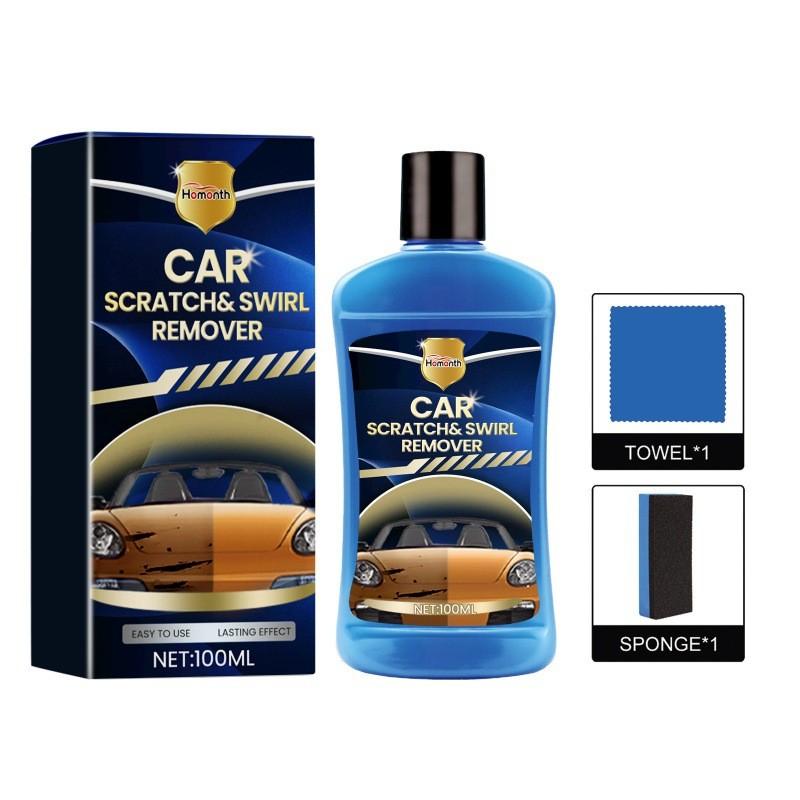 Homonth Car Scratch Wax Effective Paint Scratch Repair And Polishing Foam Cleaner Kit 100ml