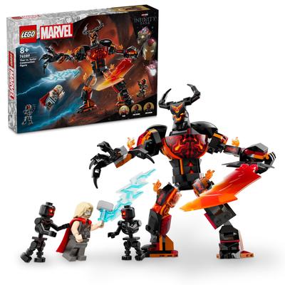 LEGO Super Heroes Thor y Juguete de Batalla Juguete Regalo Cumpleaños Bloque Navidad Niños Niñas Niños 8 Años 9 Años 10 Años Escuela Primaria