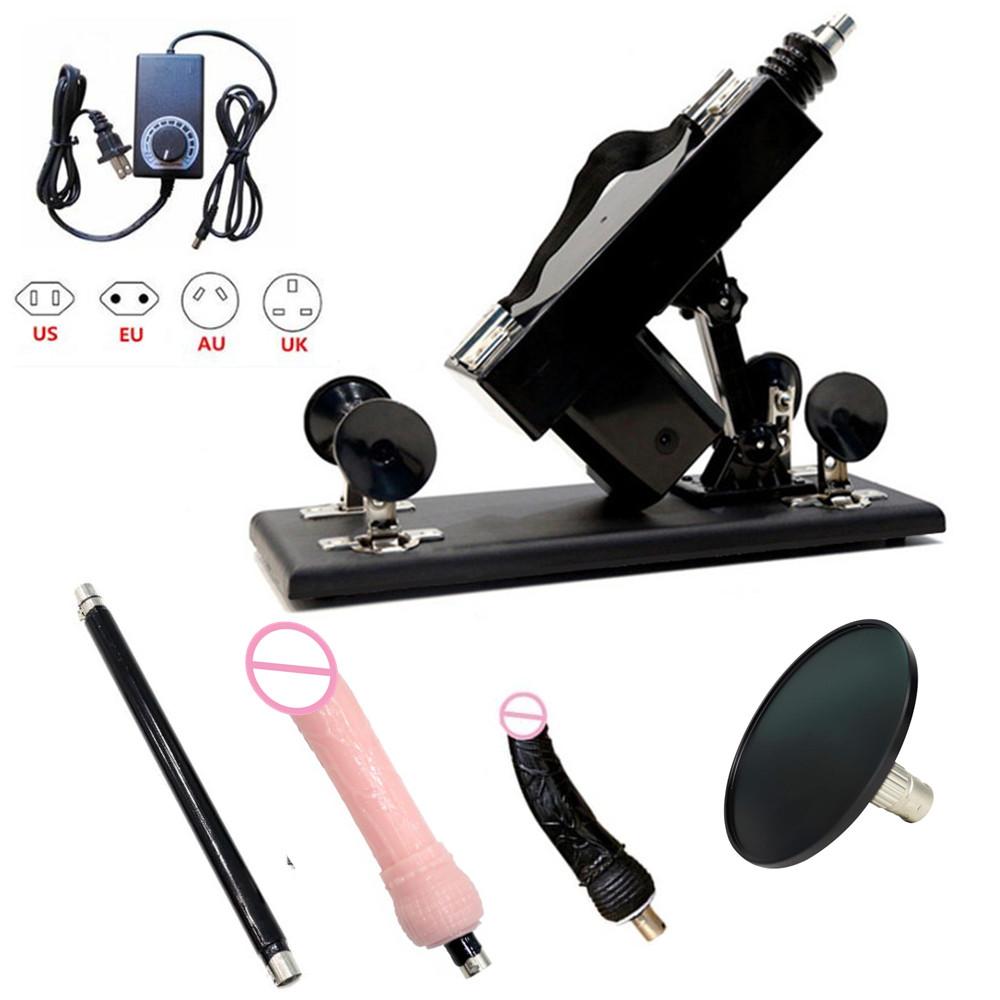 Sexules Toys Dildo Anal Plug Female Masturbator Male Vibrator Pumping Gun Automatic Sex Toys Machine for Adults Men Women Vagina