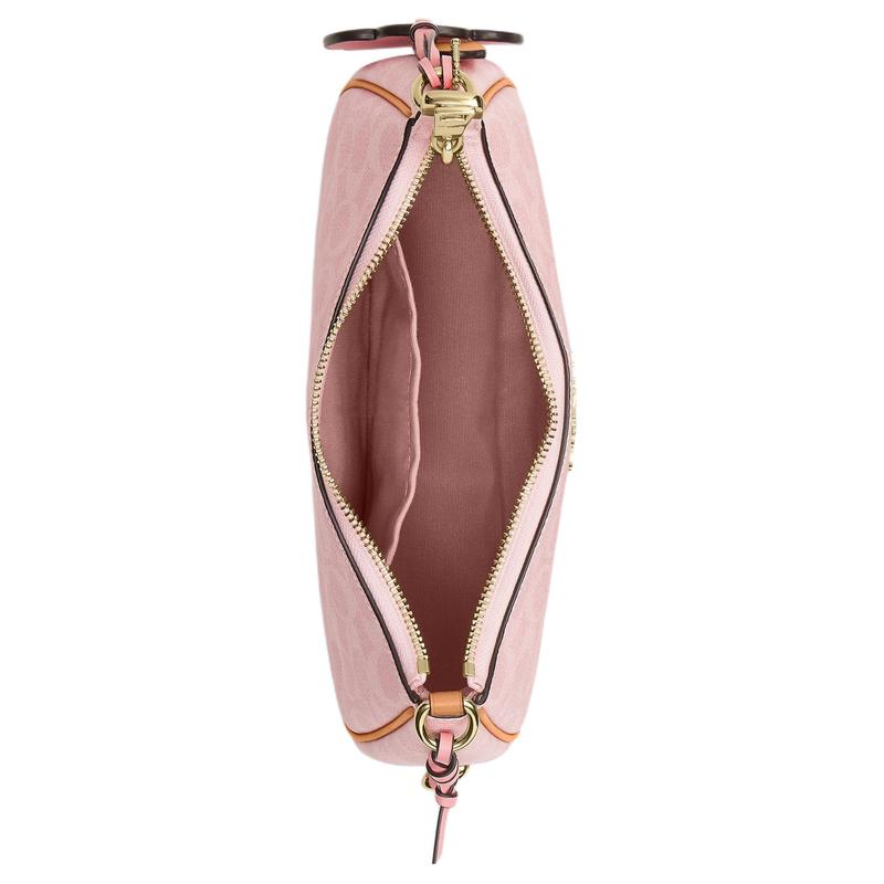 Coach Shoulder Bag Valentine's Day Limited Teri 24 Removable Flower Pendant Classic Presbyopia Artificial Leather Mahjong Crossbody Medium Women's