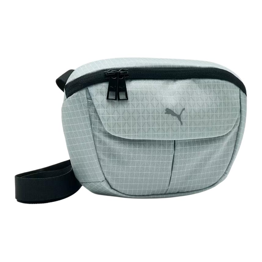 Puma Logo Fashion Waist Bag Unisex Waist Bag Light-Gray 950289-02 Light Gray