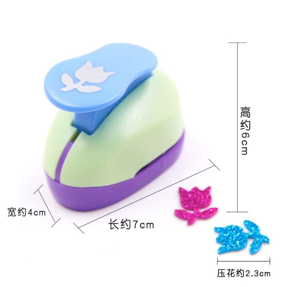 Different Shapes Paper Hole Punch Plastic Mini Cutter Creative Multicolored Punch Set  DIY Crafting