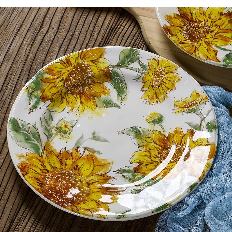 Pastoral 10.6-inch Steak Ceramic 8-inch party setting