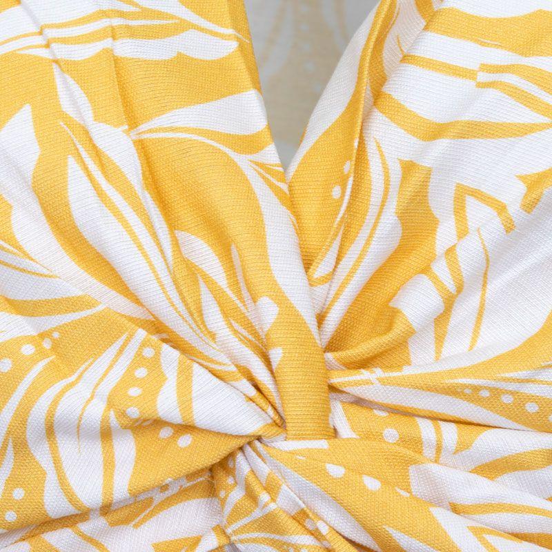Two-tone Yellow Crop Top Timea Woman LA PETITE ETOILE