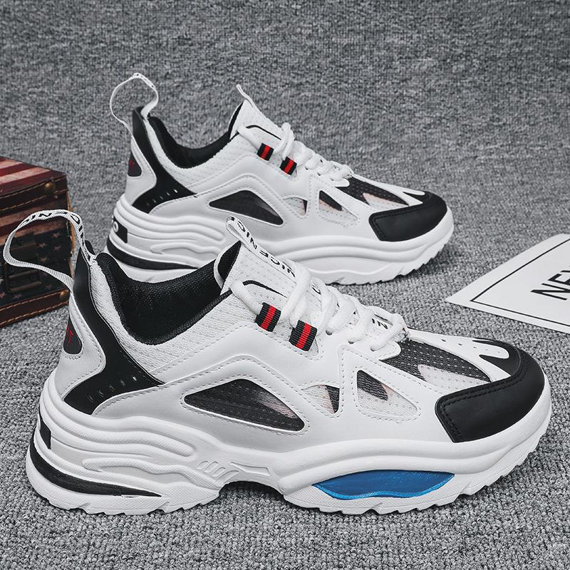 

Мода 2024 года, мужские летние повседневные кроссовки для бега, новые мужские кроссовки, модная дизайнерская обувь на платформе, тренировочная обувь для тенниса на открытом воздухе для мужчин 39 белый