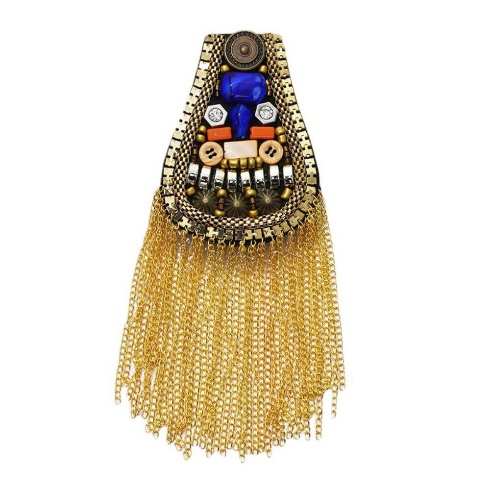 Epaulet Fringe Shoulder Mark Shoulder Flash Beads Epaulette Tassel Chain Shoulder Board Unisex