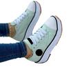 Shoes  Spring and Autumn New Canvas Shoes Breathable High-top Casual  Shoes Thick-soled Lace-up Heightening Shoes