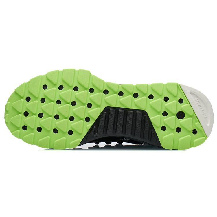 Li Ning Jizhu Halkfria Slitstarka Löparskor Herrsneaker Svart Grön AGLR189-2