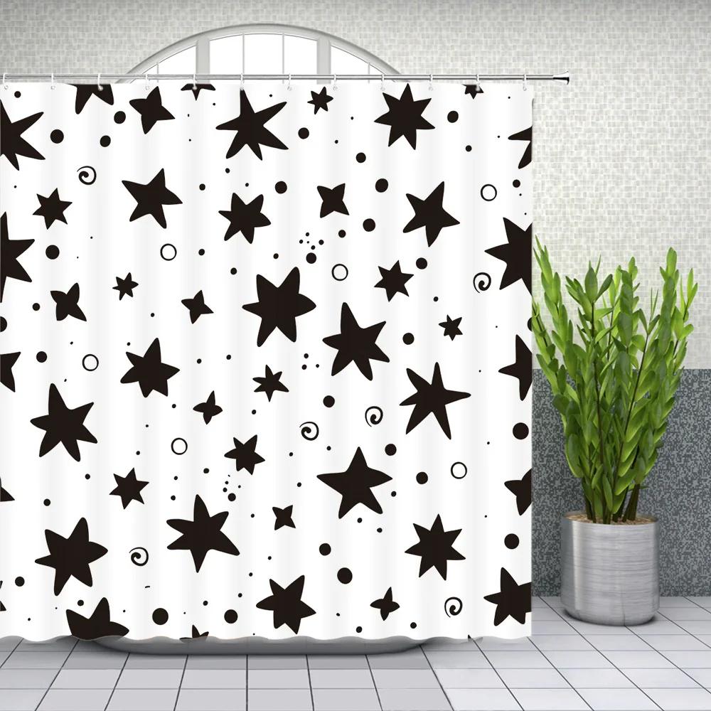 1 pack Children's cartoon style polyester shower curtain waterproof cloth bathroom partition curtain home decorative curtain