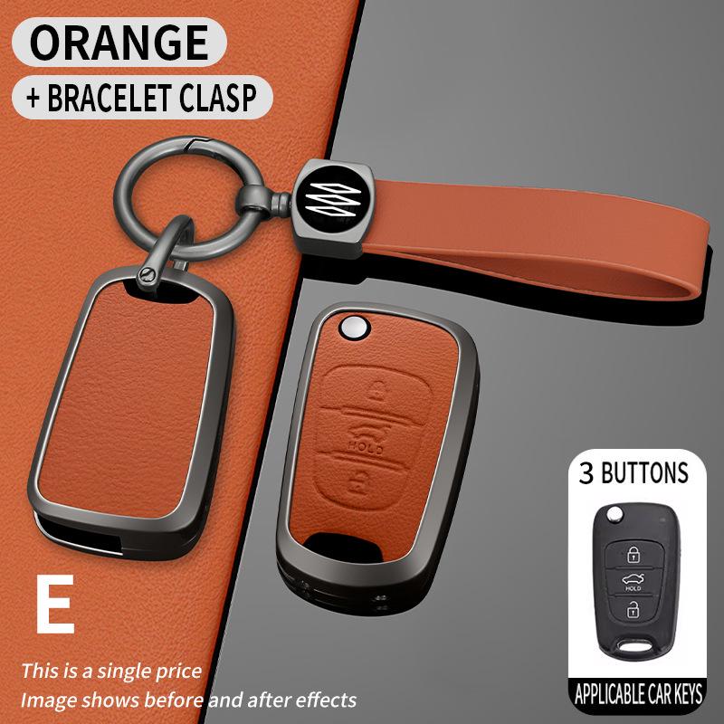 Key Cover for Older Beijing Hyundai Models: Reina (2011/2014/2015), Elantra, Reyland, and Langdong Folding Key Buckle.