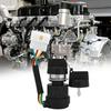 Ignition Key Switch High Quality Control Panel Mounted Ignition Lock Cylinder for 178F/186F Diesel Engine Tiller