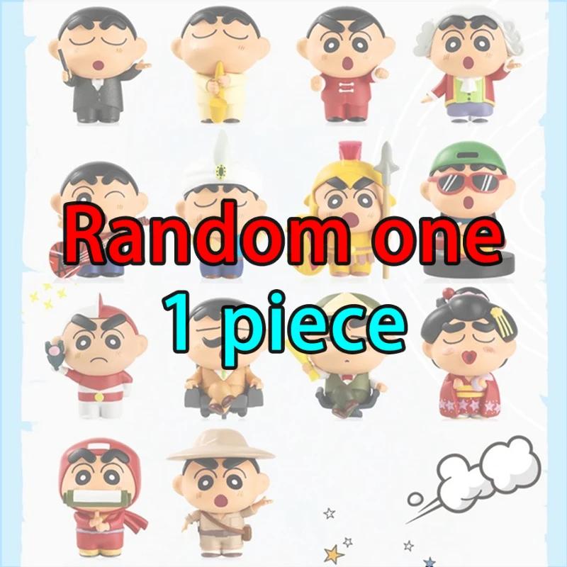Shinchan Gashapon Capsule Toy Shinnosuke Nohara Family Figure Shiro Himawari Misae Hiroshi Tsuru Mini Figurine Ornaments Gifts
