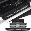 Car Threshold Scuff Plate Carbon Fiber Sill Protector Stickers For BMW M x5 e70 e91 f11 f30 f31 f10 x3 f25 e30 e46 Accessories CE6