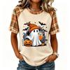 Women's Short Sleeve Raglan T-Shirt Round Neck Letter Print Casual Tee