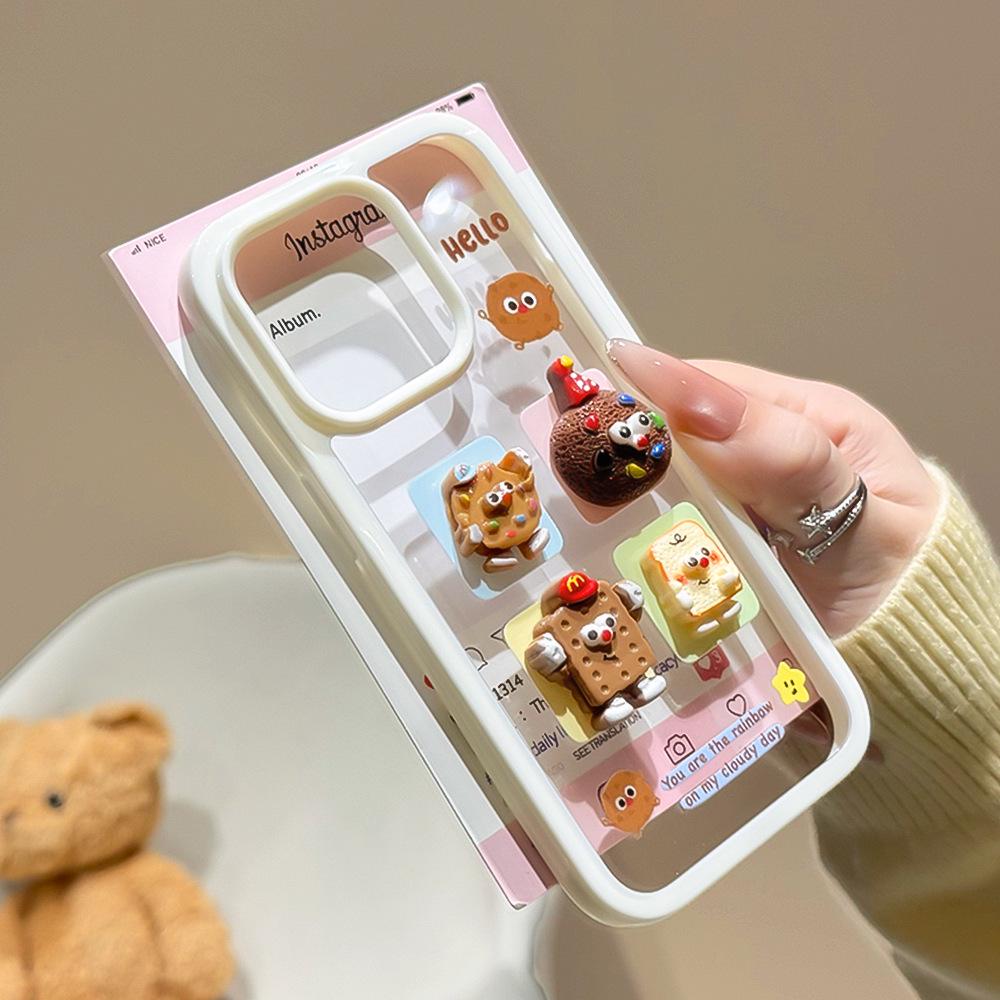 Compatible Transparent Protective Case for Apple iPhone 17/16 Promax - All-Match Ins Style iPhone 13 Pro