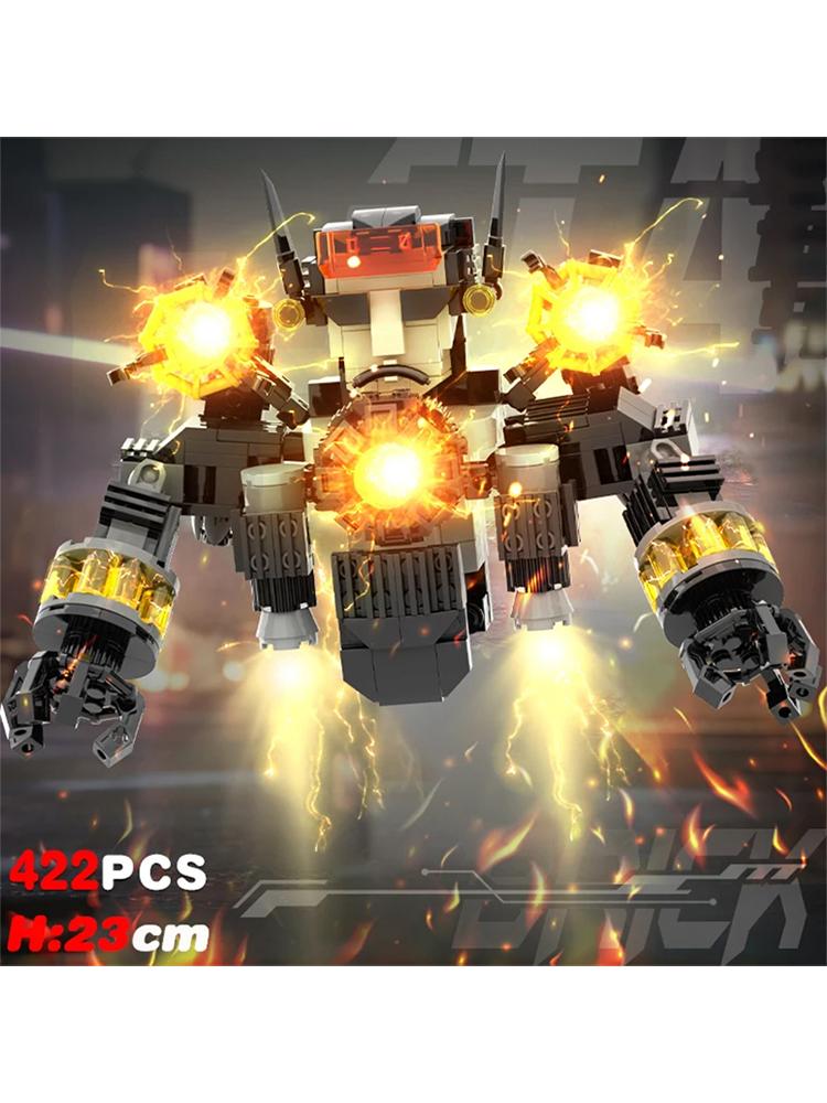 Νέα Skibidi Toileted Κτίρια Μπλοκ Titan Clock King 2.0 TVman Cameraman Speakerman Τούβλα Παιχνίδια για Παιδιά Δώρο Γενεθλίων Πάσχα