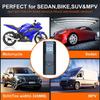 Portable Air Compressor Tire Inflator: 12V DC Auto Tire Pump Car Inflator with Digital Pressure Gauge, Fast Inflation, for Car Tires, Motorcycles