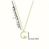 Shiny Star Moon Pendant Necklace, Women's Sparkling Exquisite Clavicle Chain, Unique Design Luxury Jewelry Gift for Girlfriend