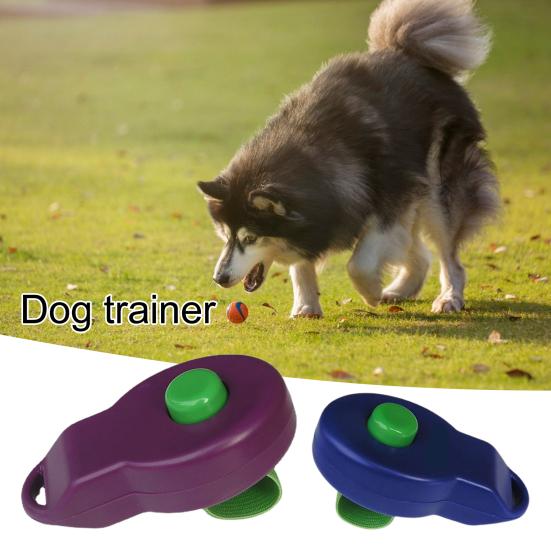 Dog Training Clicker with Elastic Band Durable Dog Stop Barking Training Aid Tool Pet Supplies