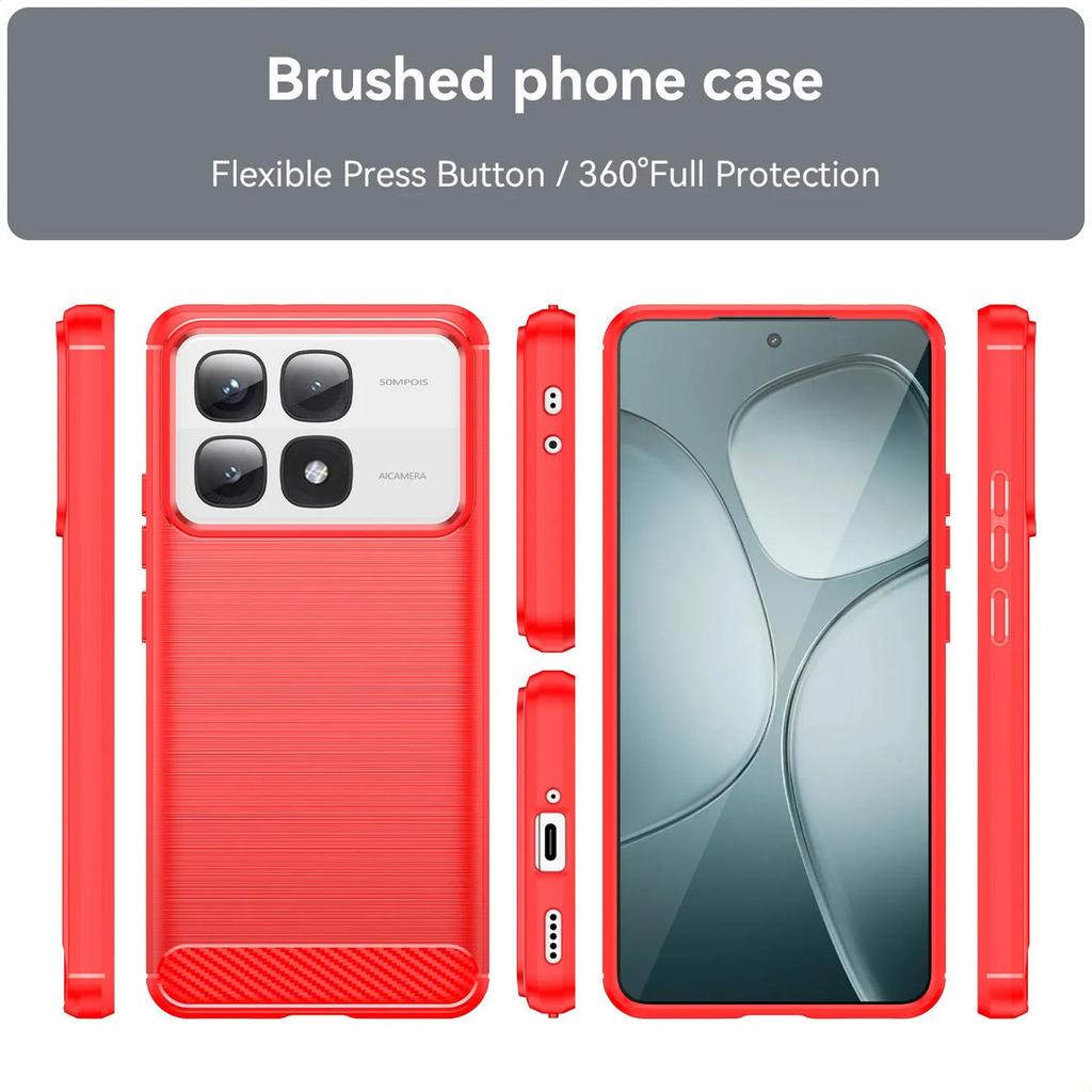 Phone Case For Xiaomi Redmi K70 Ultra ,flexible Tpu Fiber Protective Cover For Xiaomi Redmi K70 Ultra
