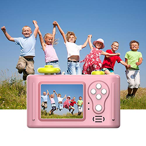 Kids' Camera, U-LIGHT Kids' Digital Camera, 32GB SD Card, HD1.5 Screen, Japanese Instruction Manual (Pink)