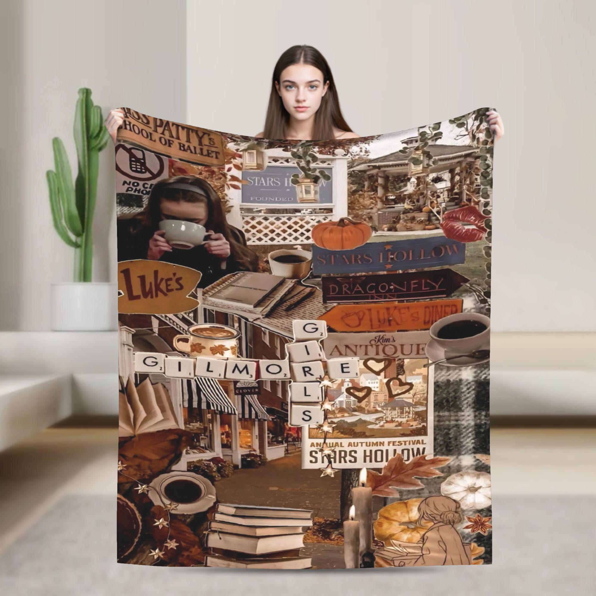 

Soft Warm Blanket Camping I Love Gilmore Girls American Television Rory Gilmore Bedding Throws Flannel Bedspread For Bed Cover 30x40in