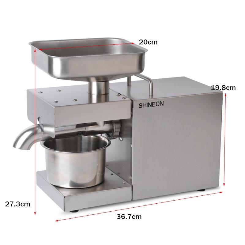 1500W 220/110V Temperature Control Peanut Coconut Etc Oil Press Machine Automatic Oil Press Machine Oil Extractor