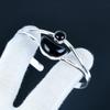 Natural Black Onyx Gemstone Handmade Cuff Bangle 925 Sterling Silver Cuff Bangle, Black Onyx Bracelet For Wife , Unisex Bangle, Wadding Gift