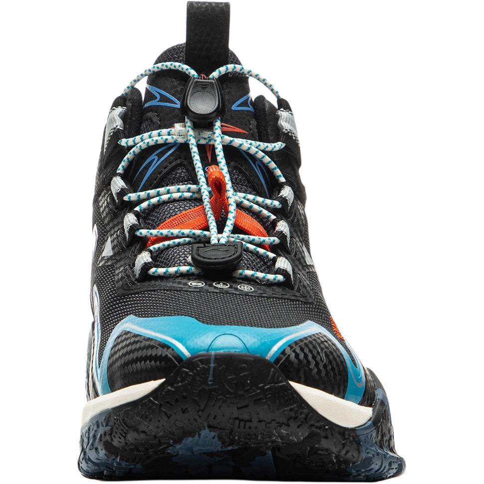 Li Ning Kids Outdoor Lightweight Fun Adventure Soft Comfortable Non-Slip Shock Absorption Support Mid-Top Outdoor Shoes Kids Shoes Black YKEU012-1