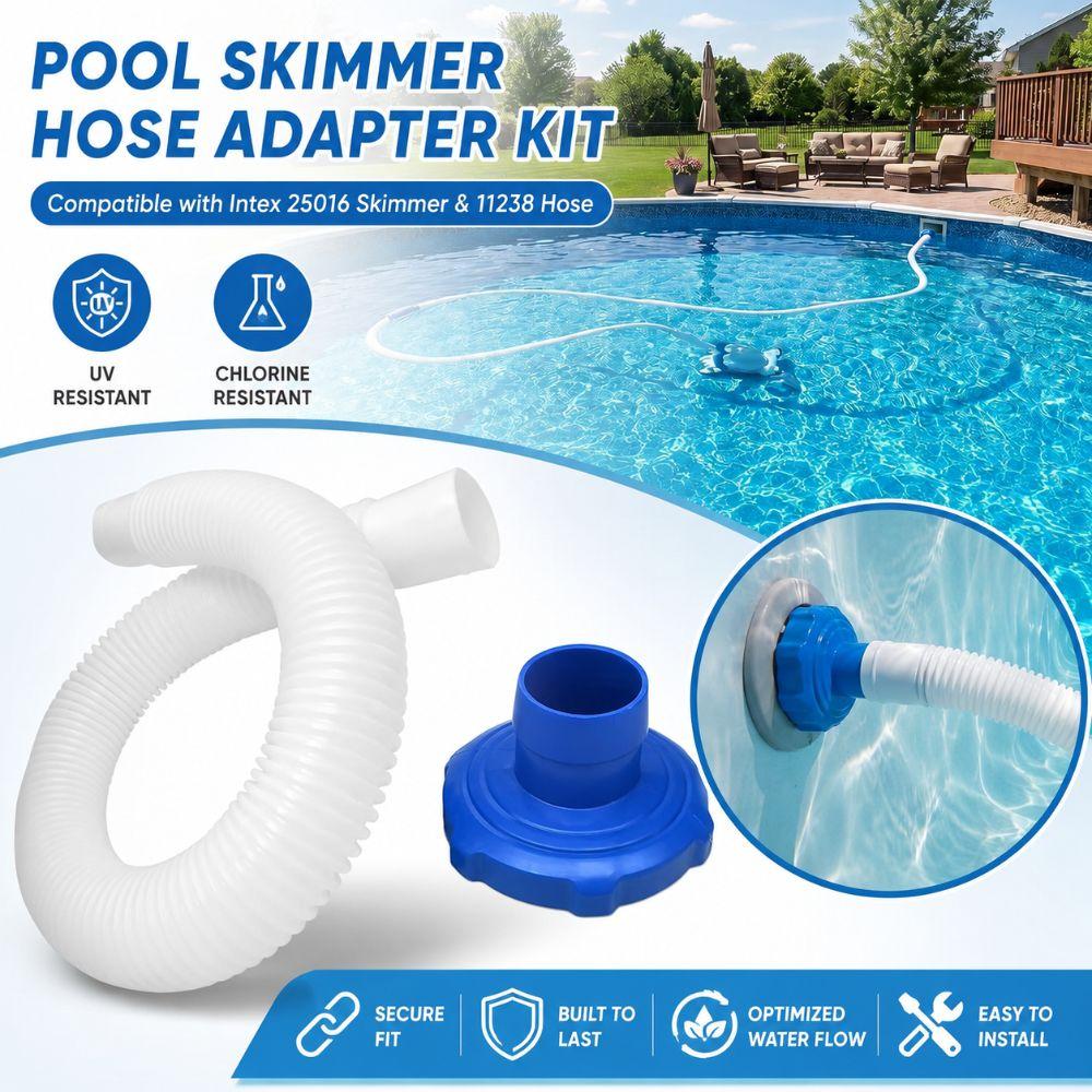 Leak-Proof Pool Skimmer Adapter Quick Connect Pool Replacement Part  for Intex 25016
