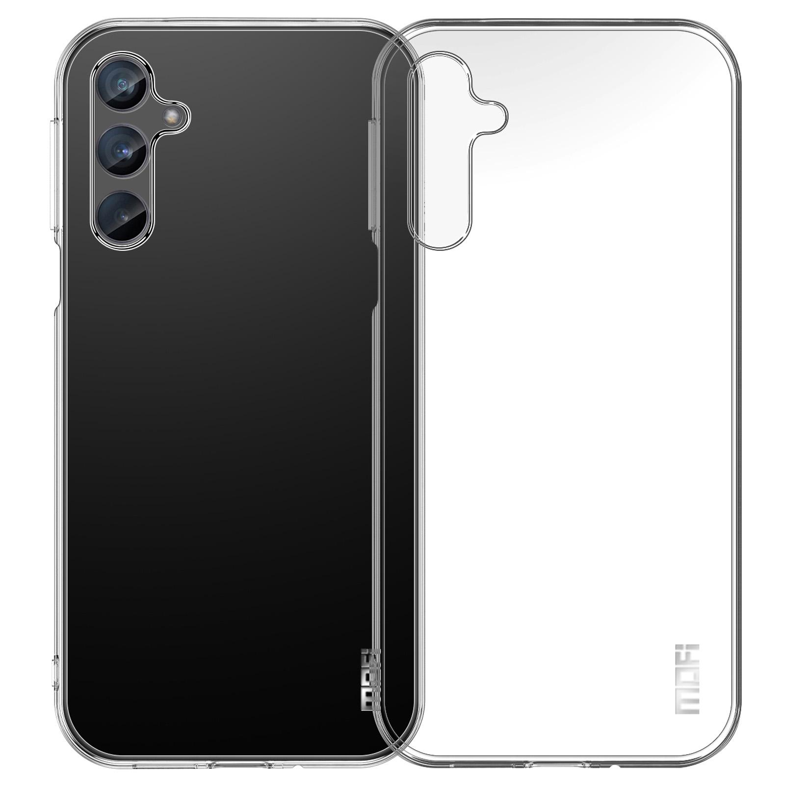 MOFI For Samsung Galaxy M35 5G Case Transparent TPU Protective Phone Cover A