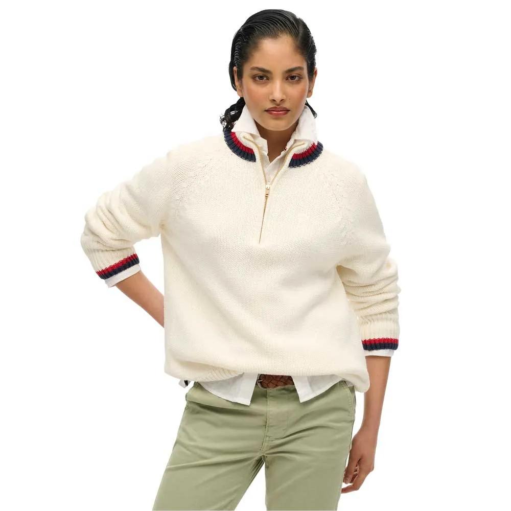 

Superdry Свитер с полумолнией Tipped S