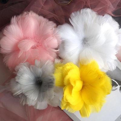 Colorful Goose Feather Strips for DIY Skirts, Shawls, Costumes, and Decorations