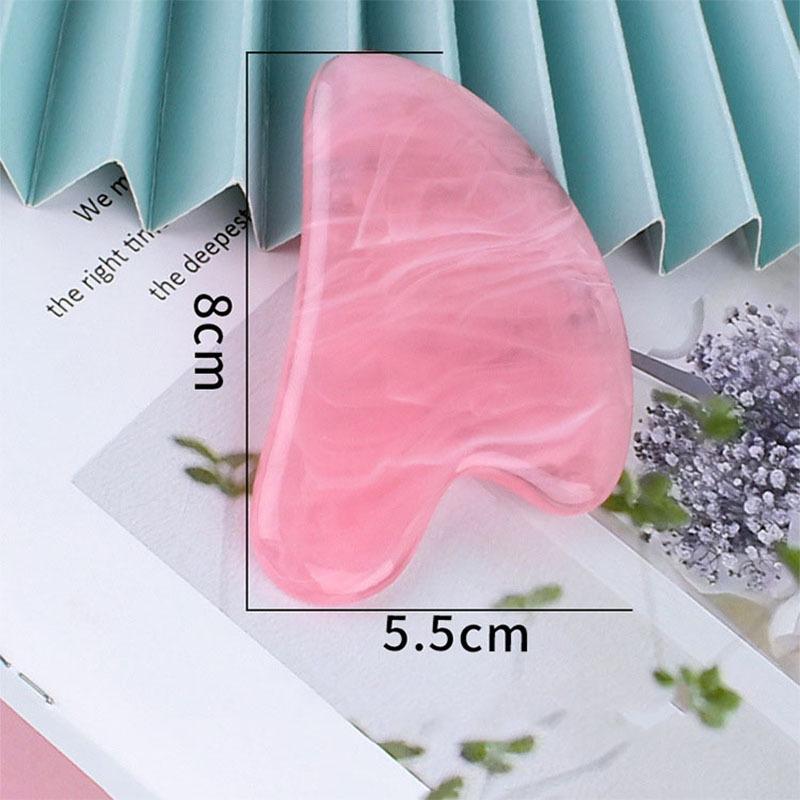 Resin Gousha Stone for The Face Roller Gouache Scraper Gousha Stone Gowoman Face Roller Gua Sha Tool Face Roller Massager
