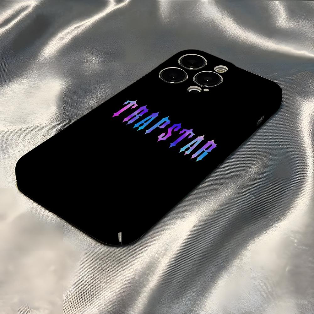 T-Trapstars Phone Case For Iphone 16 Pro Max 15 Pro 13 14 12 11 8 7 Plus X XR XS Max All Inclusive Cover