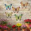 New Large Cutout Metal Butterfly Wall Art, Rust-Proof Outdoor Metal Sculpture For Garden Fence Patio Yard - Unique Gift