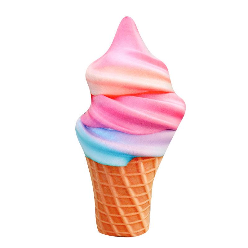 Simulated Cute Fruit Ice Cream Pillow Plush Toys for Girls Sofa Cushions At Home Ornaments Children's Gifts