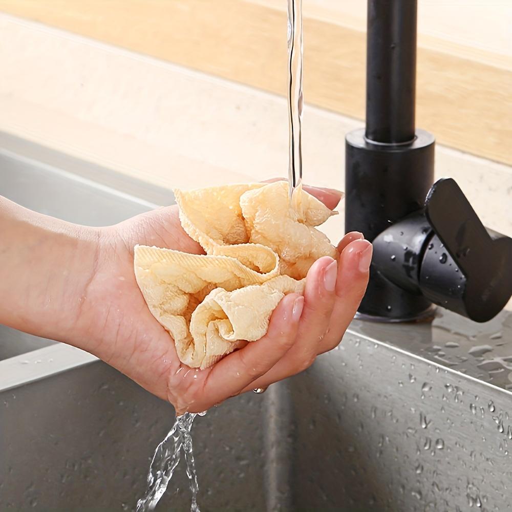 Reusable Bamboo Fiber Cleaning Cloths - Super Absorbent, Quick-Drying, Streak-Free, And Lint-Free for Kitchen Cleaning - Perfect for Range Hood